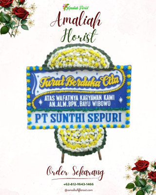 Papan Bunga Duka di Cipete