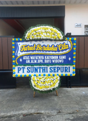 Papan Bunga Duka di Cipete
