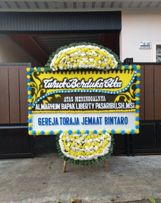 Papan Bunga Duka di Cipete
