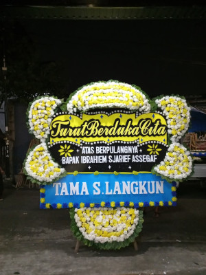 Papan Bunga Duka di Cipete