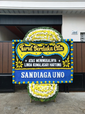 Papan Bunga Duka di Cipete