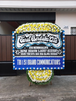 Papan Bunga Duka di Cipete